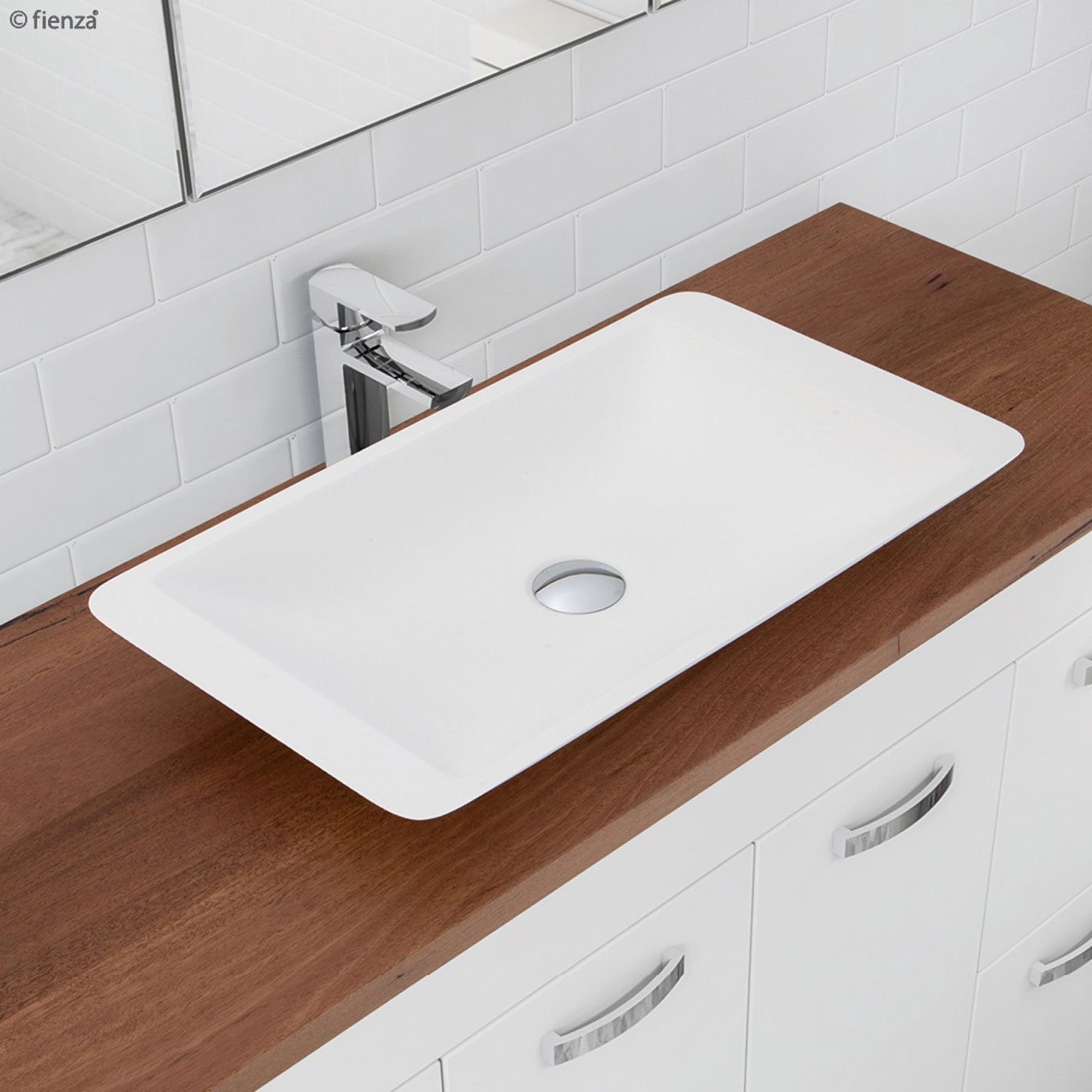 CLASSIQUE, 600, Matte White, Solid Surface Basin