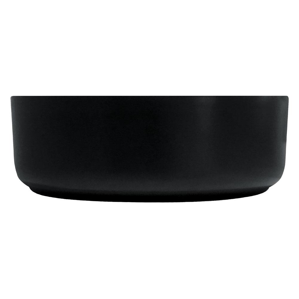 REBA Matte Black Above Counter Basin