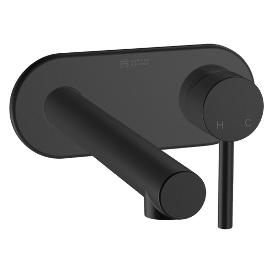 Black Lucia Wall Basin Set