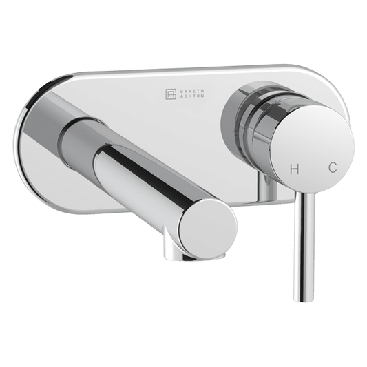 Chrome Lucia Wall Basin Set