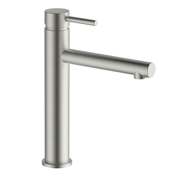Brushed Nickel Lucia High Basin Mixer