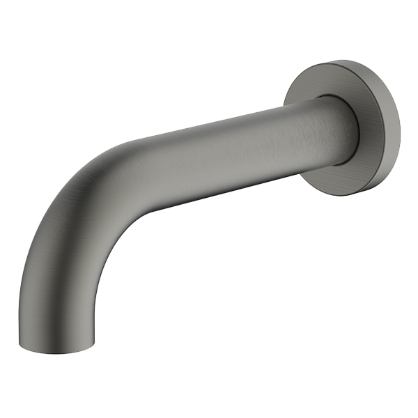 Gun Metal Lucia Curved Basin Spout 165mm