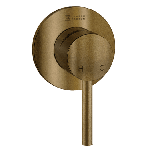 Aged Brass Lucia Complete Shower Mixer