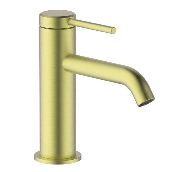 Brushed Brass Poco Basin Mixer