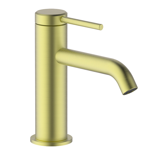 Brushed Brass Poco Basin Mixer