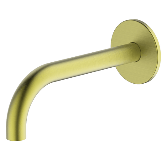 Brushed Brass Poco Basin Spout 165mm