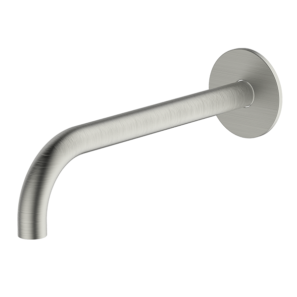 Brushed Nickel Poco Basin Spout 220mm