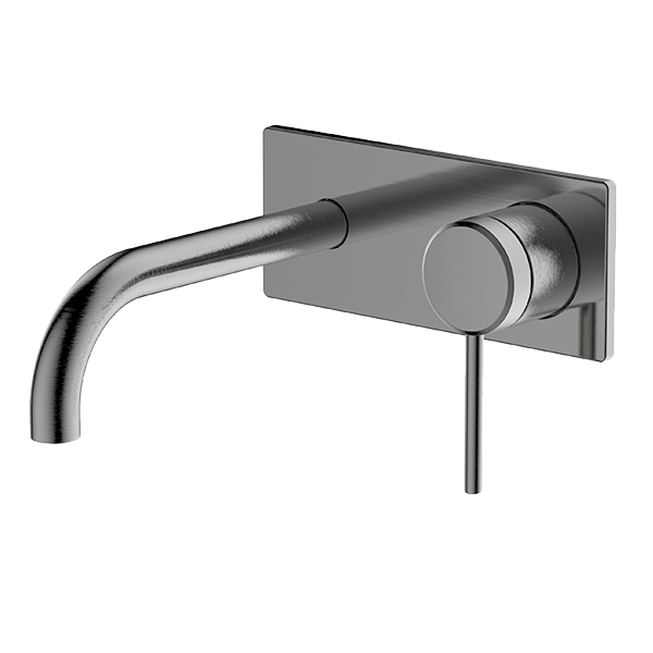 Gun Metal Poco Wall Basin / Bathet Set 165mm