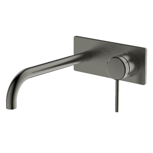 Gun Metal Poco Wall Basin / Bath Set 220mm