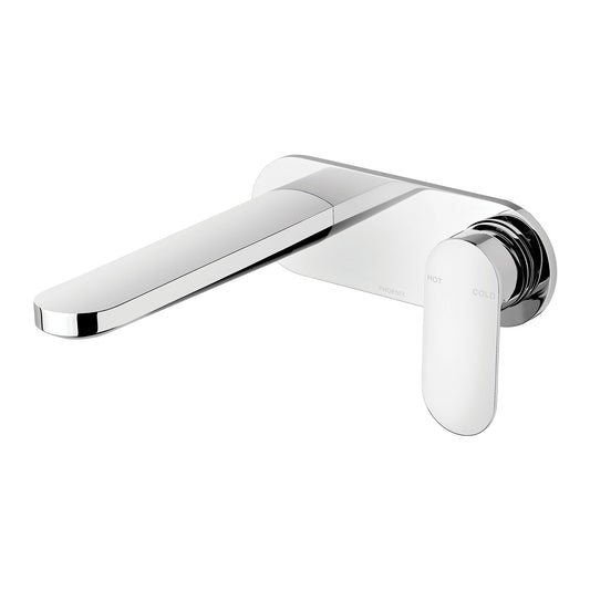 Cerchio Wall Basin Mixer Set 180mm Chrome
