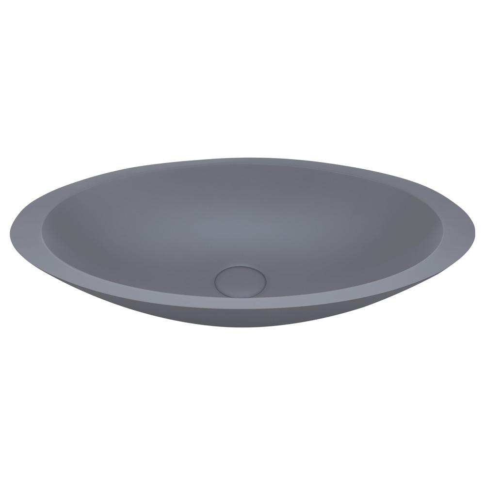 BAHAMA Matte Grey Solid Surface Basin