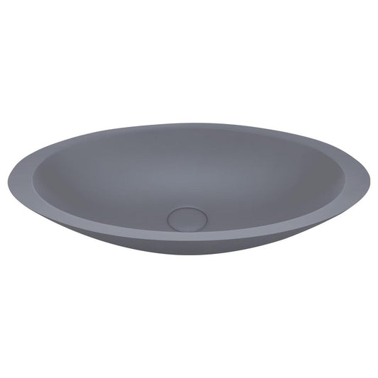BAHAMA Matte Grey Solid Surface Basin