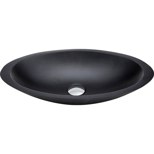 BAHAMA Matte Black Solid Surface Basin