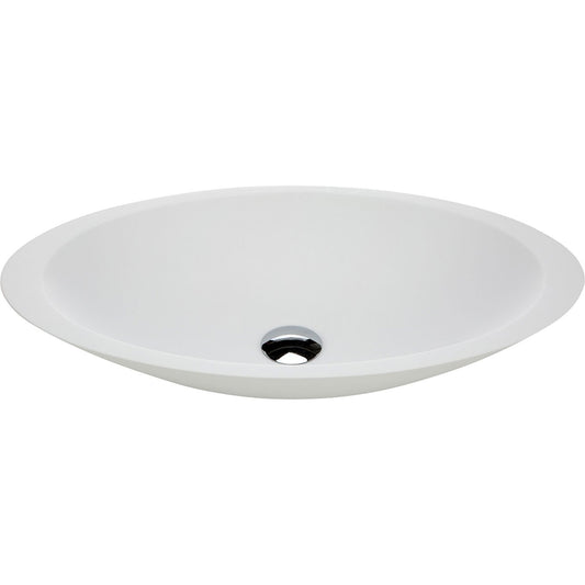BAHAMA Matte White Solid Surface Basin