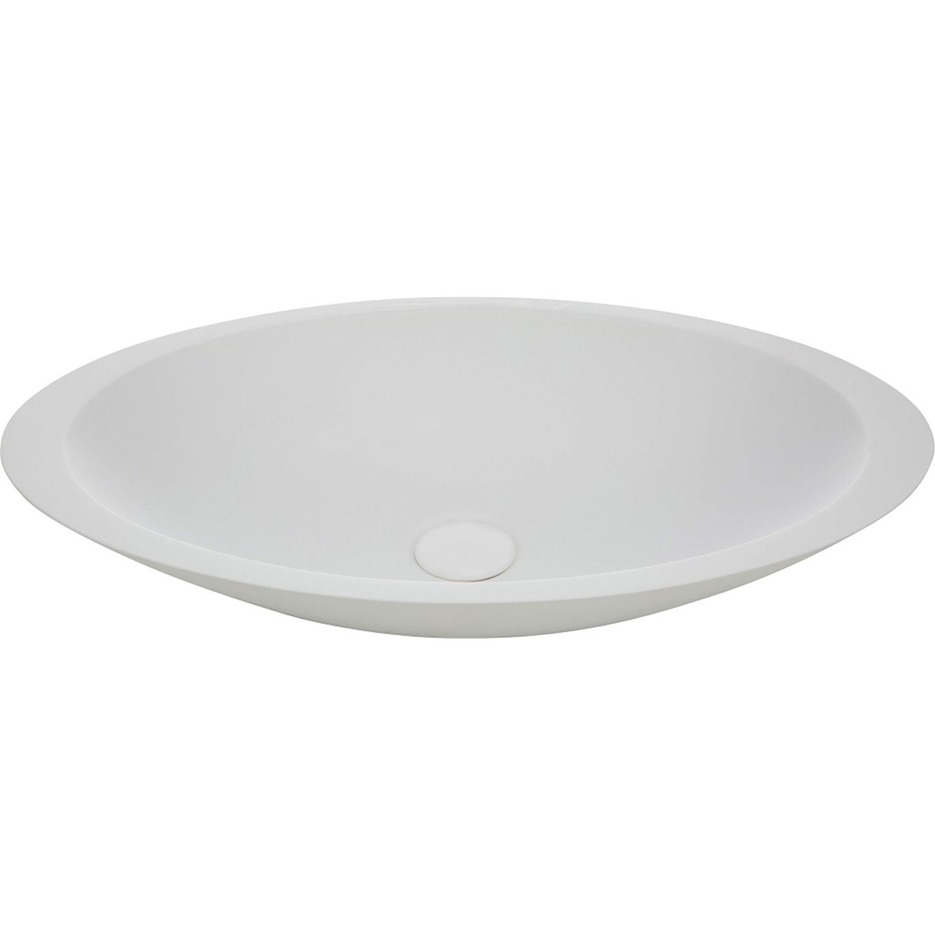 BAHAMA Matte White Solid Surface Basin