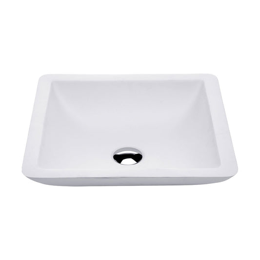 CLASSIQUE, 420, Matte White, Solid Surface Basin