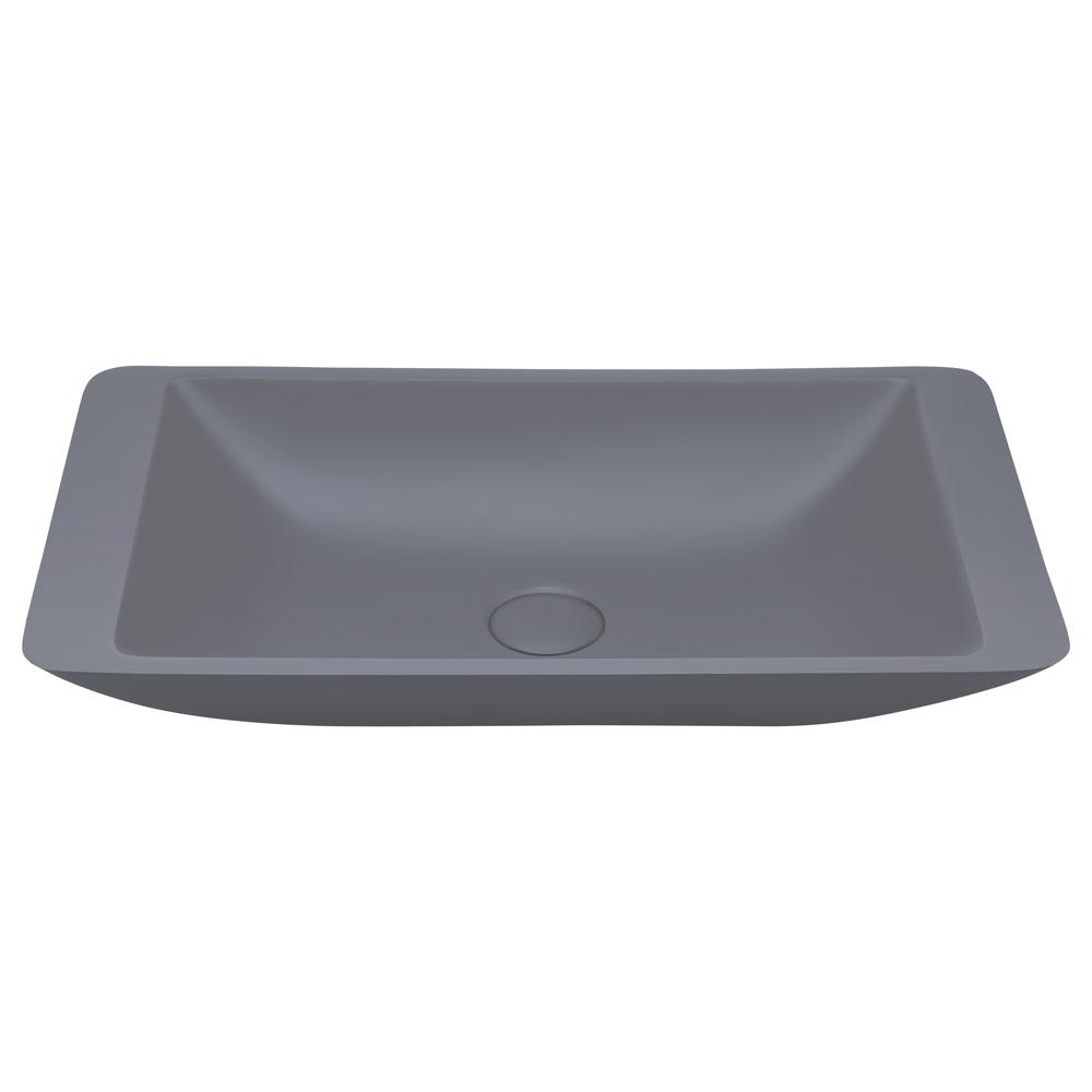 CLASSIQUE, 600, Matte Grey, Solid Surface Basin