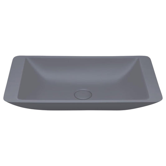 CLASSIQUE, 600, Matte Grey, Solid Surface Basin