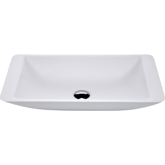 CLASSIQUE, 600, Matte White, Solid Surface Basin
