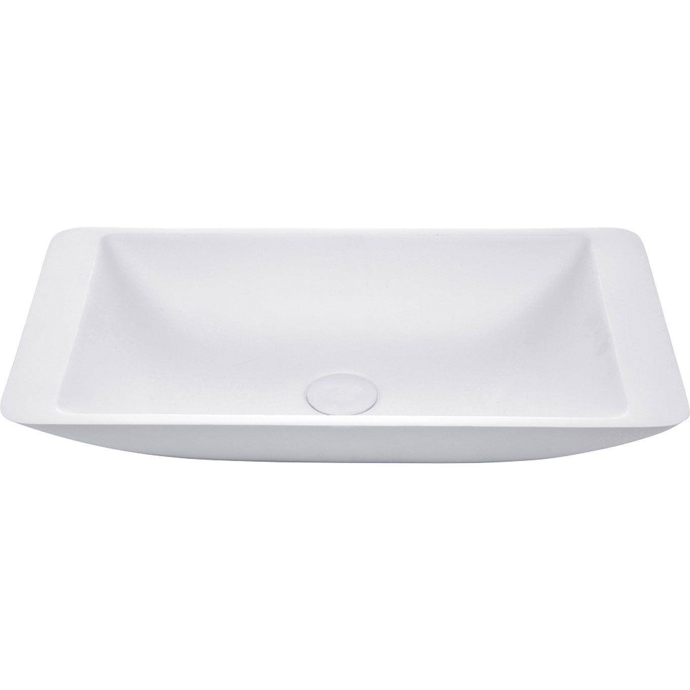 CLASSIQUE, 600, Matte White, Solid Surface Basin
