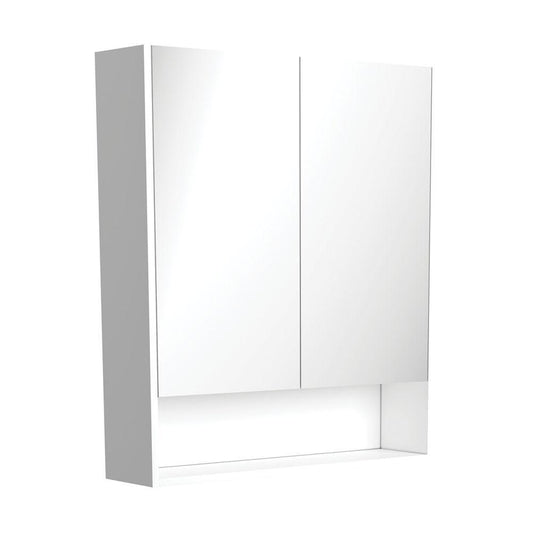 750, Undershelf Mirror Cabinet, Matte White