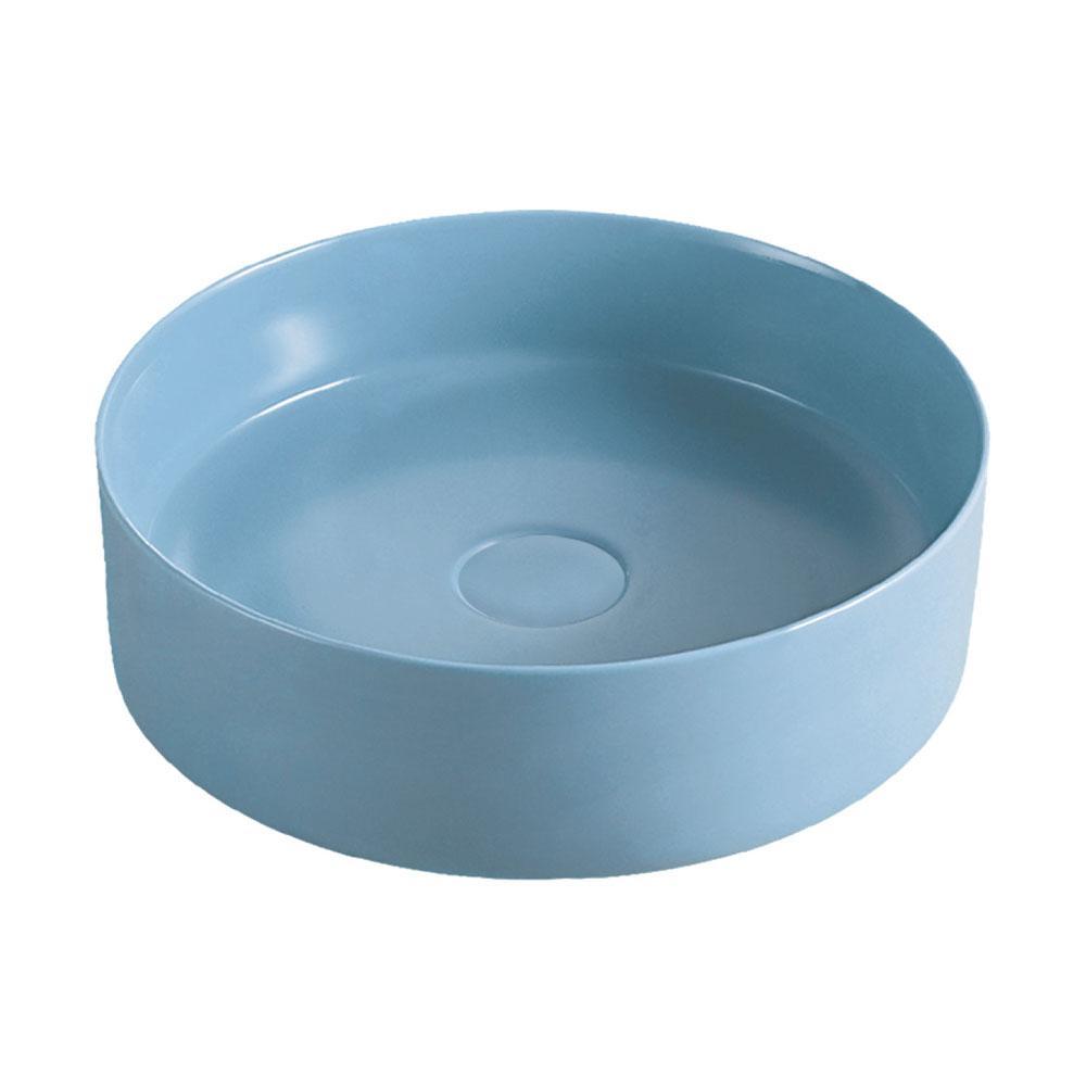 REBA Matte Blue Above Counter Basin