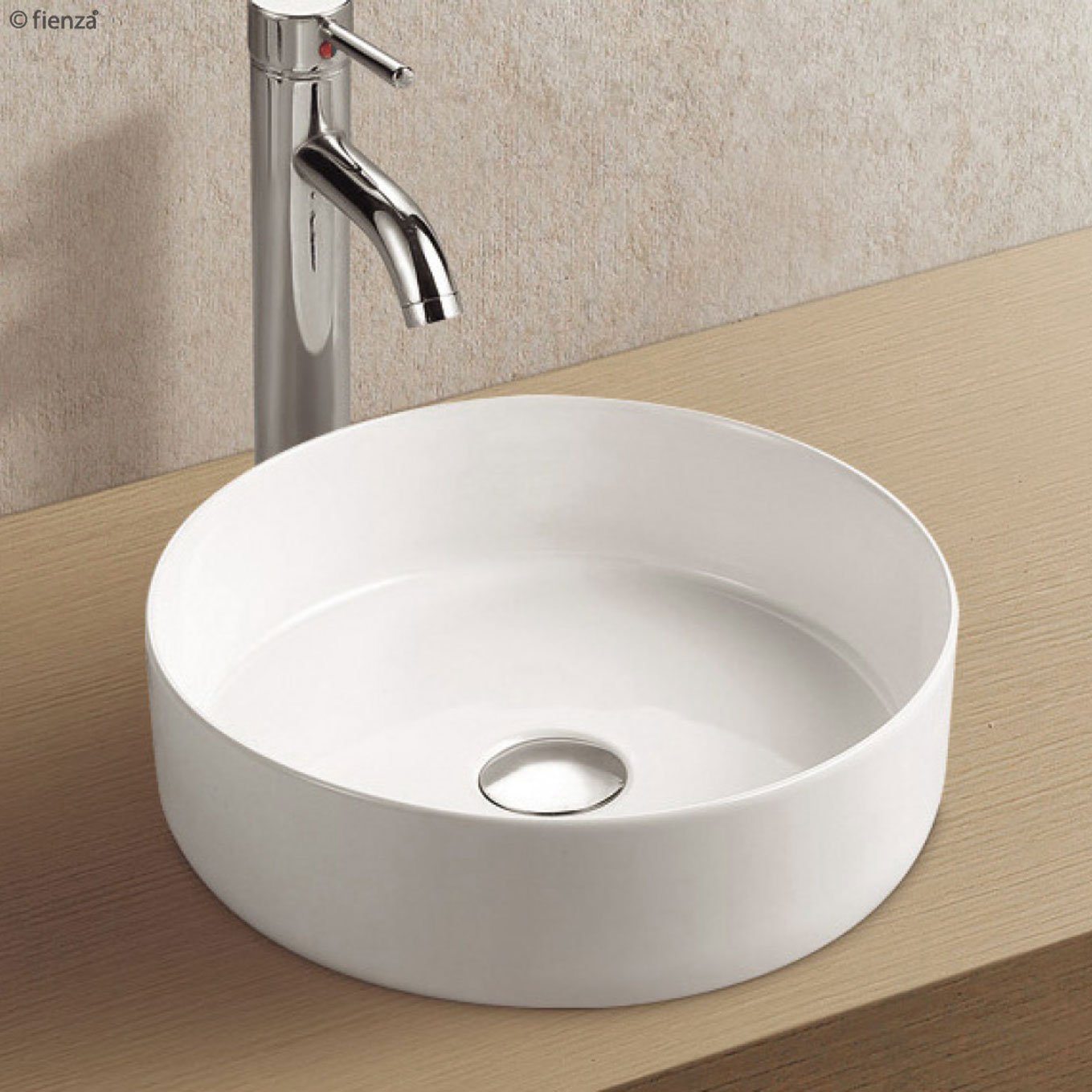 REBA Gloss White Above Counter Basin