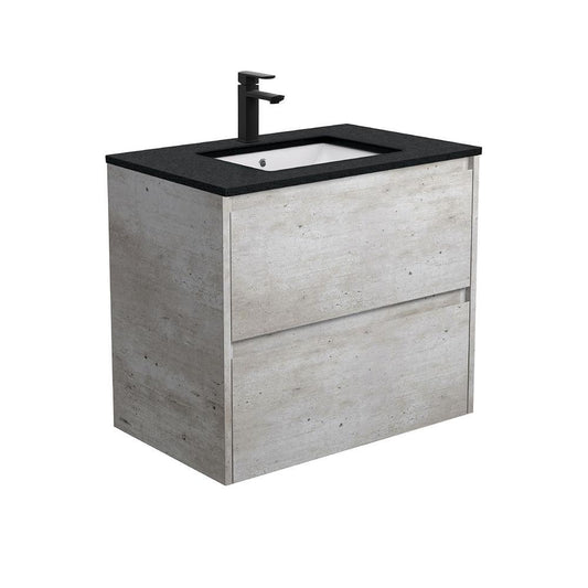 Sarah Black, Undermount Amato 750, Industrial Vanity, Wall-Hung