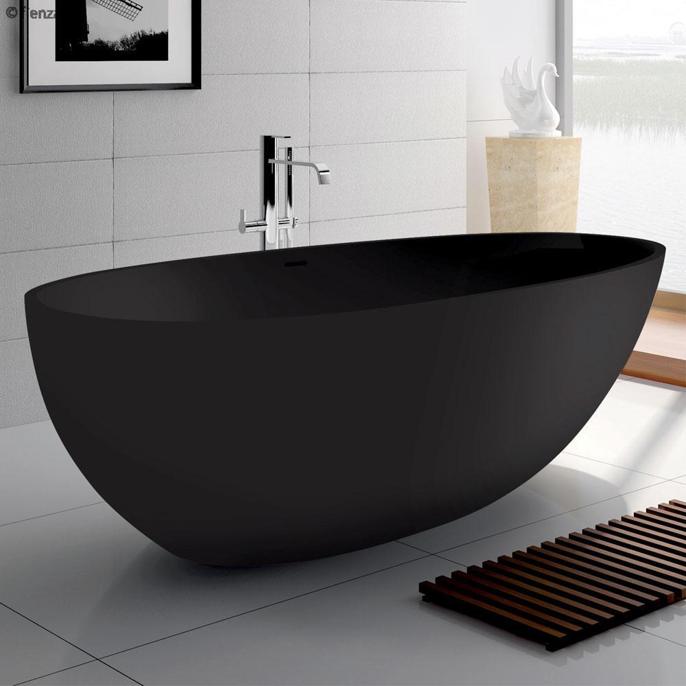 BAHAMA, Matte Black, Stone Bath