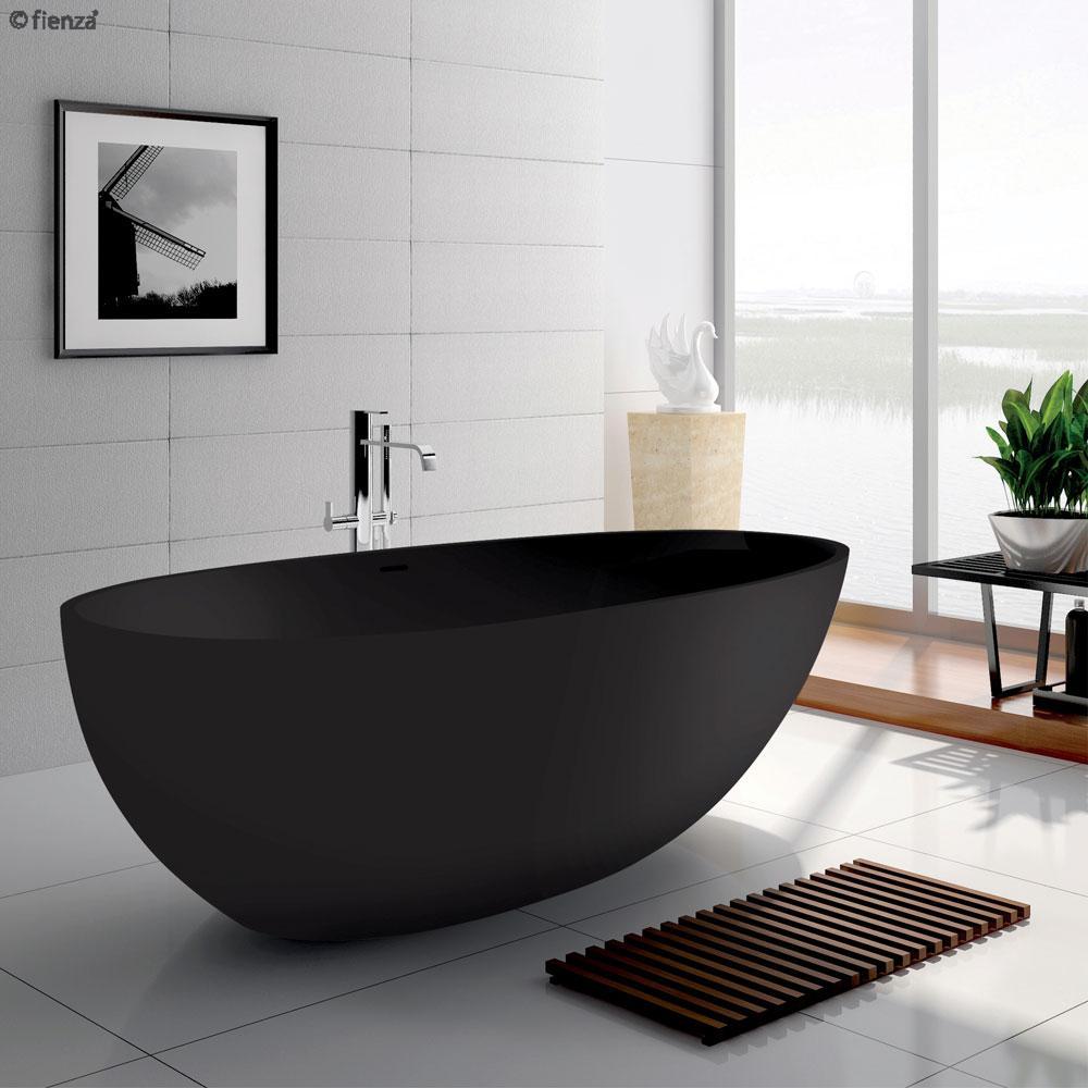 BAHAMA, Matte Black, Stone Bath