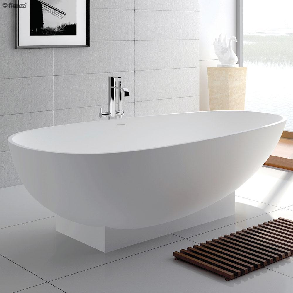 LAGOONA, Matte White, Stone Bath
