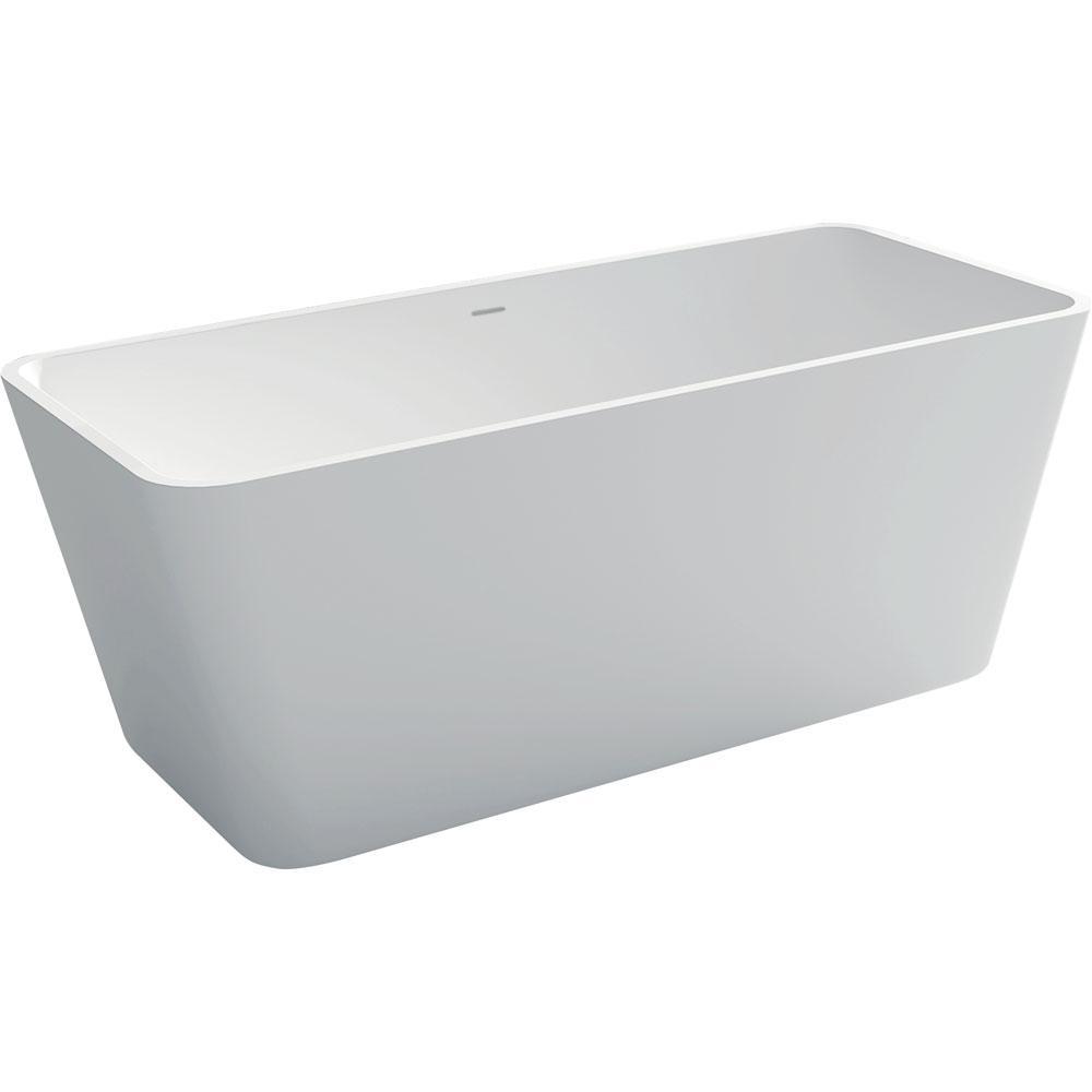 HIGH RISE, Matte White, Stone Bath