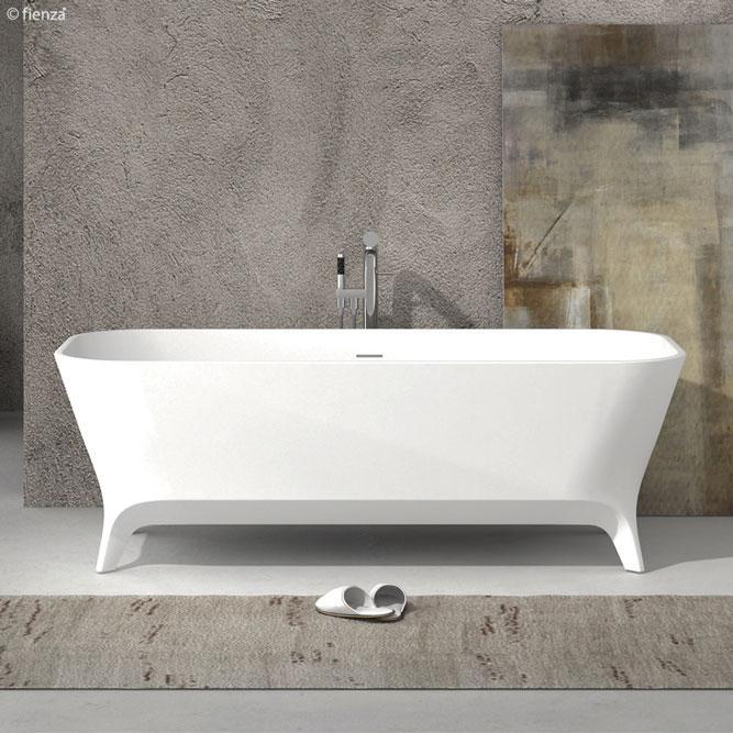 HAMPTON, Matte White, Stone Bath