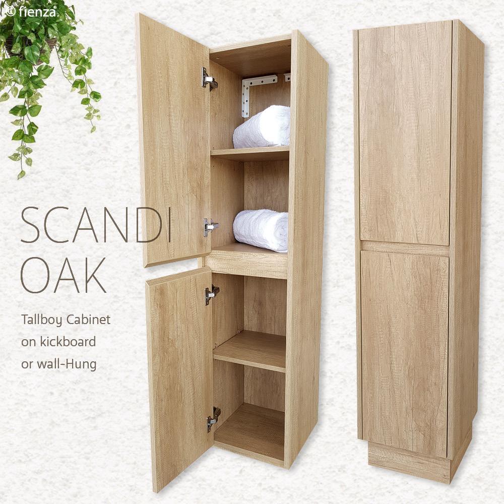 EDGE Scandi Oak Tallboy on Kickboar