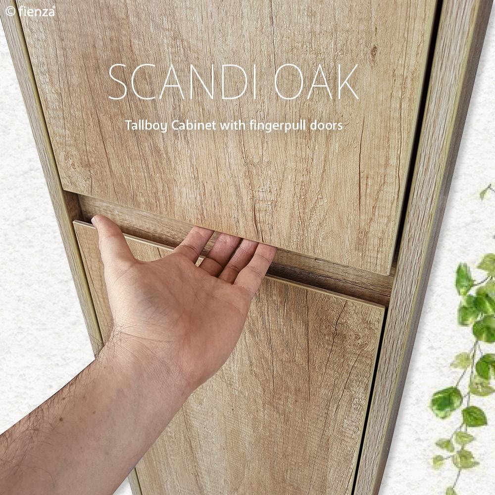 EDGE Scandi Oak Tallboy on Kickboar