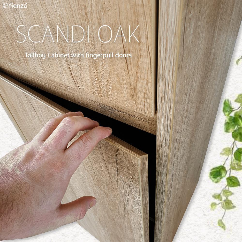 EDGE Scandi Oak Wall-Hung Tallboy