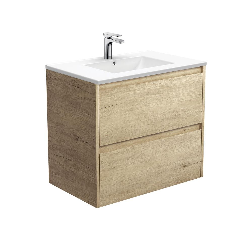 Dolce Amato 750, Scandi Oak Vanity, Wall-Hung