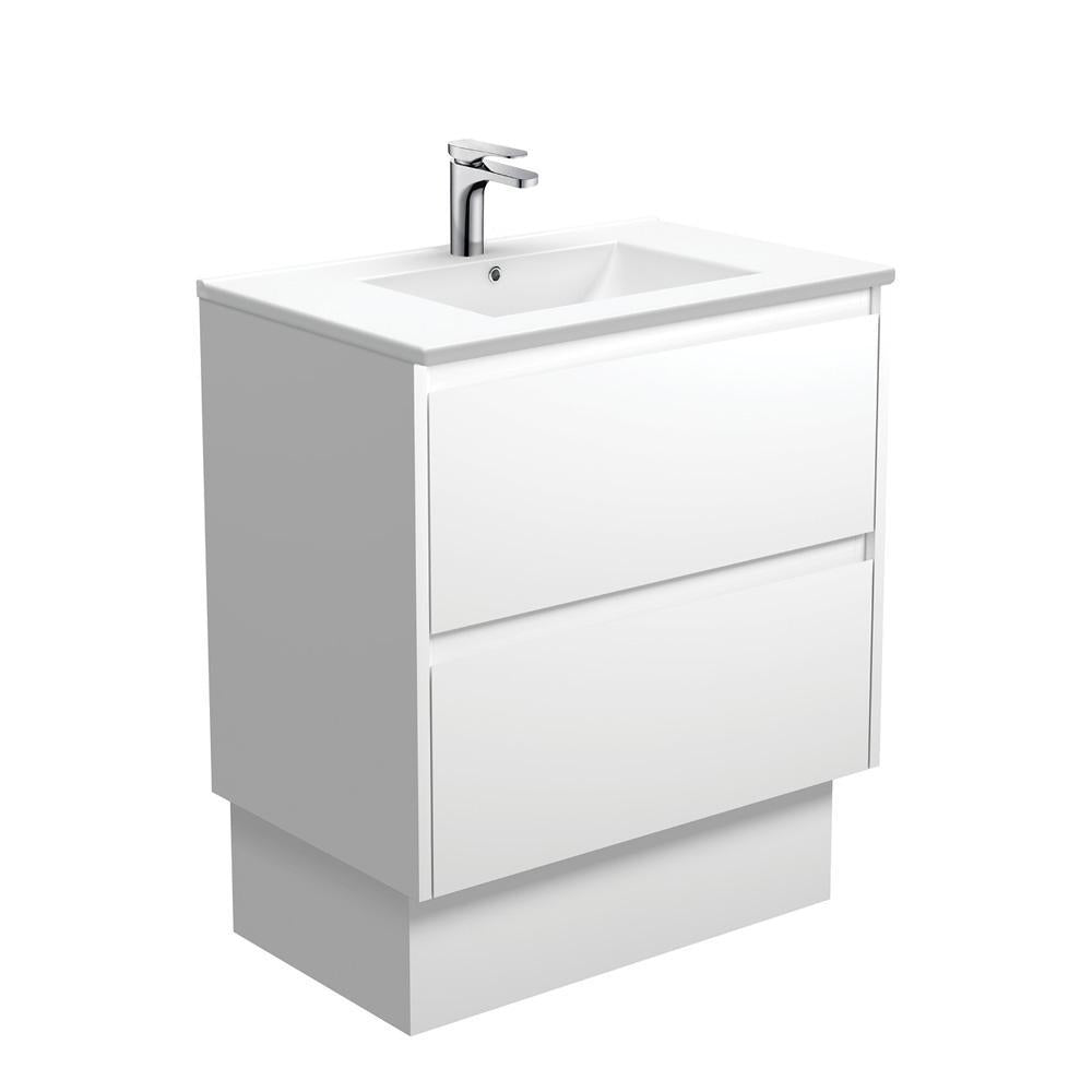 Dolce Amato 750, Matte White, Vanity on Kick